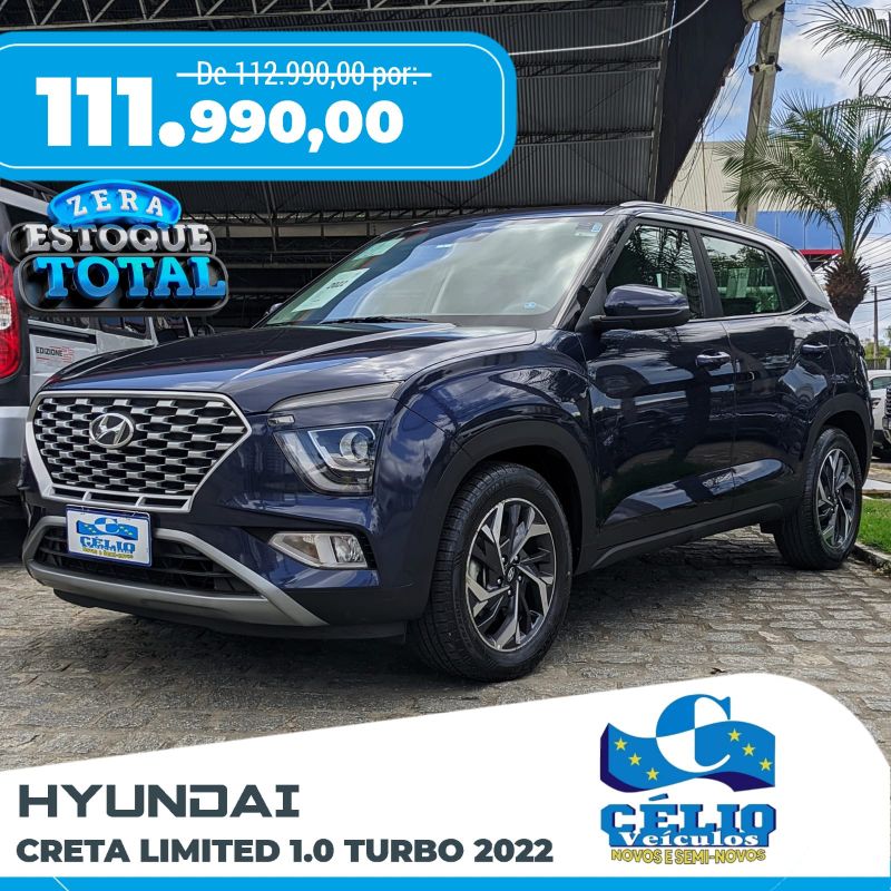 CRETA1TA LIMITED - 2022 - Azul [ R$ 111.990,00 ] AMPLIAR!