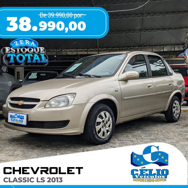 CLASSIC LS - 2013 - Bege [ R$ 38.990,00 ] AMPLIAR!