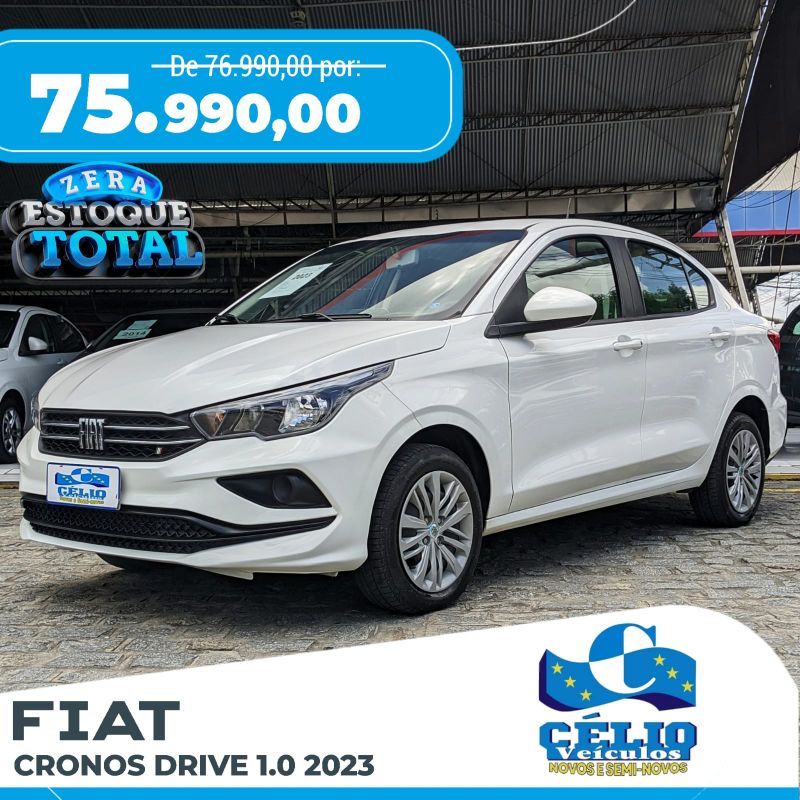 CRONOS DRIVE 1.0 - 2023 - Branco [ R$ 75.990,00 ] AMPLIAR!