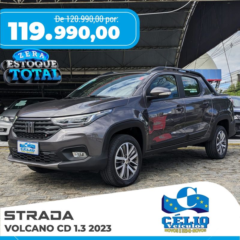 STRADA VOLCANO CD 1.3 - 2023 - Cinza [ R$ 119.990,00 ] AMPLIAR!