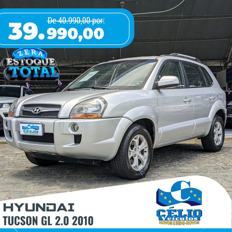 TUCSON GL - 2010 - Prata [ R$ 39.990,00 ] AMPLIAR!