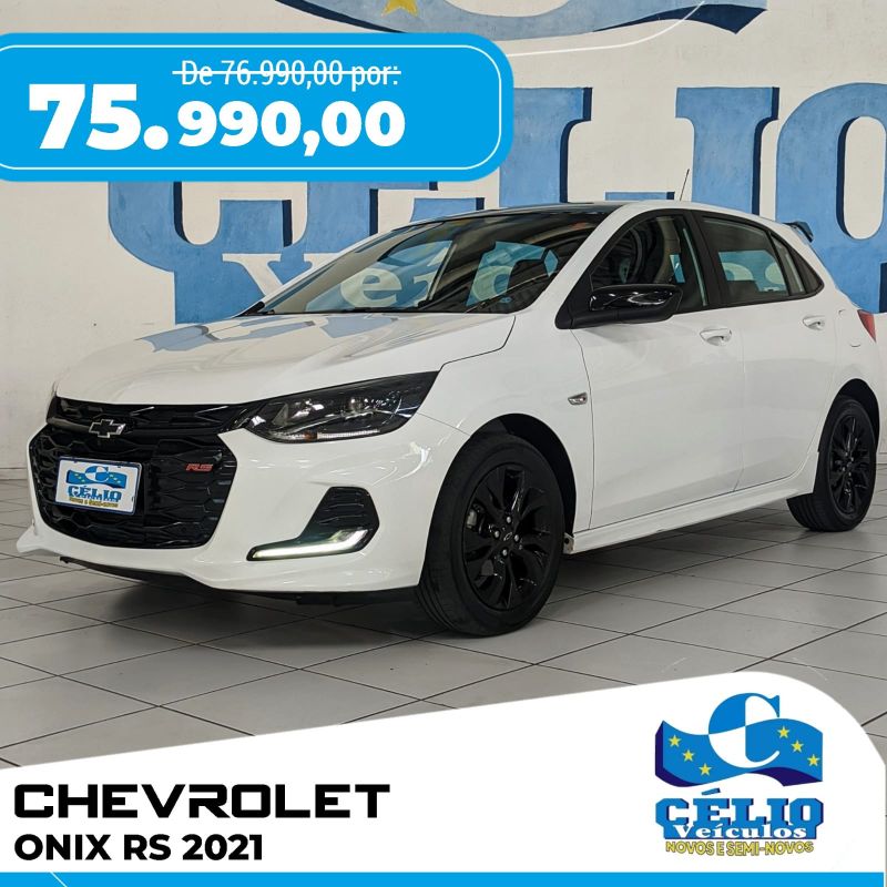 ONIX 1.0TAT - 2021 - Branco [ R$ 75.990,00 ] AMPLIAR!