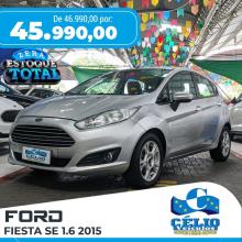 FIESTA SE 1.6 16V FLEX 5P - 2015 - PRATA [ R$ 45.990,00 ] AMPLIAR!