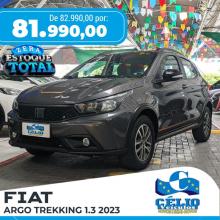 ARGO TREKKING 1.3 8V FLEX - 2023 - CINZA [ R$ 81.990,00 ] AMPLIAR!